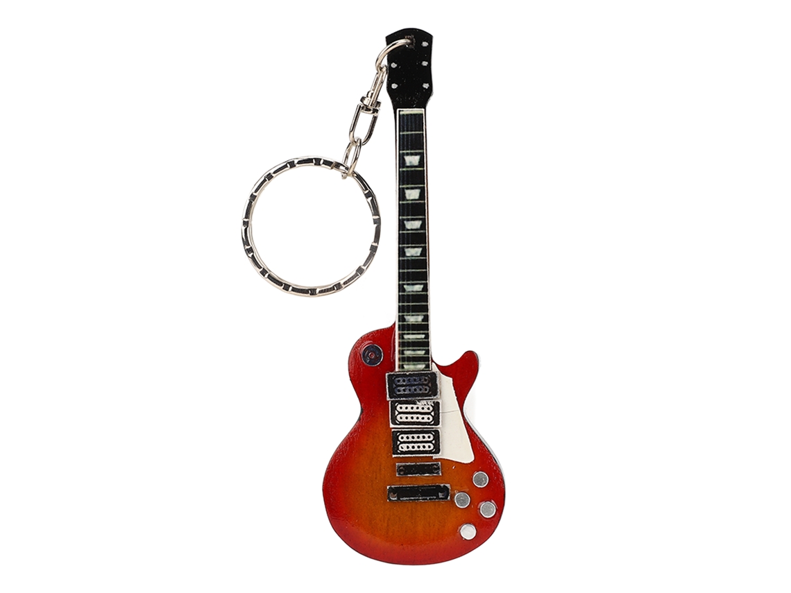 Mali porta chaves de Guitarra Mini Cute Boisso Metal Presente para Amantes da Música Estudantes