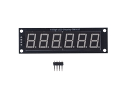 Módulo de Display de 6 Dígitos de 7 Segmentos com 0,56 polegadas, controlador Tm1637, tubo led digital 5v 2pin Io | S/MARCA