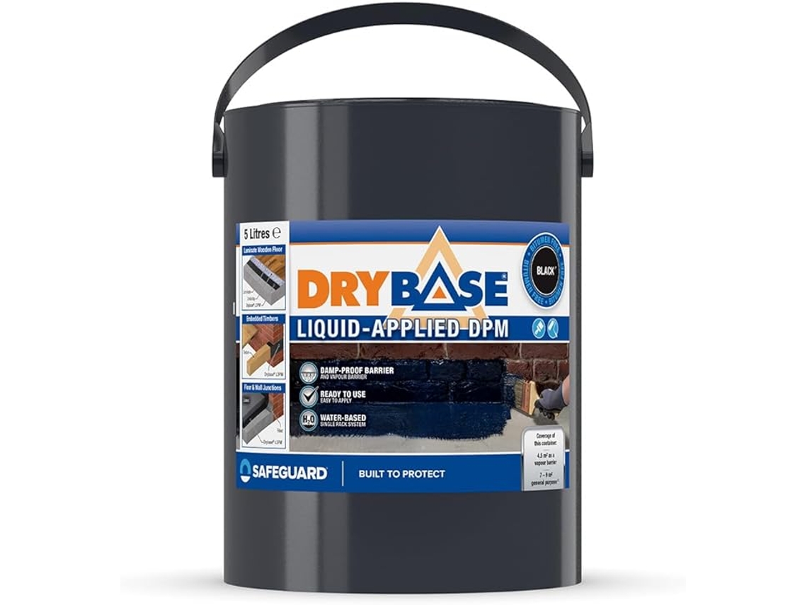 Membrana Líquida Impermeable Negro 5 Litros Drybase