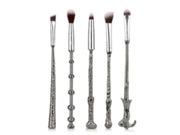Kit Harry Potter 5 Pincéis (roxo/prateado)