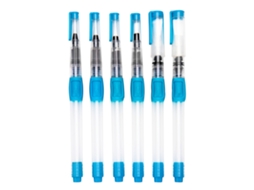 Laxiscreed Conjunto De 6 Canetas De Água Para Pintura Infantil, Ideal Para Escola E Diversão Em Cor Azul