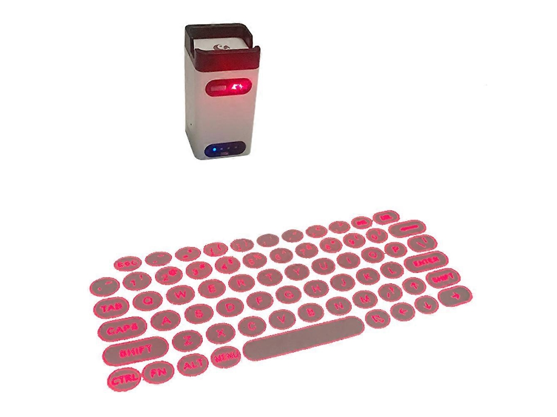 Teclado De Projeção Bluetooth, Teclado Virtual, Teclado Sem Fio Bluetooth Para Windows, Ios E Android. Everley891