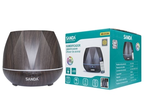 Difusor SANDA Aroma Humuficador Sd-2338 Preto
