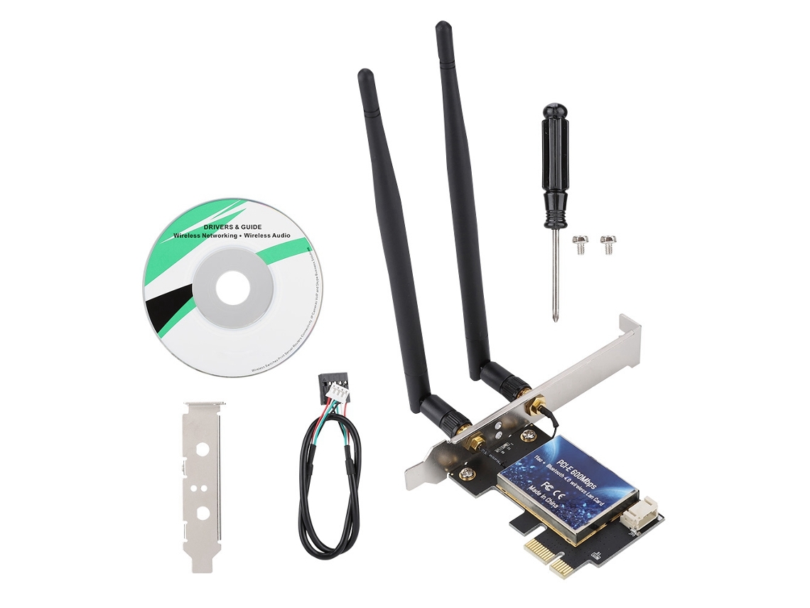Placa de Rede Desktop LAXISCREED 600mbps Bluetooth 4.0
