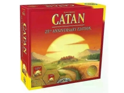Jogo de tabuleiro Catan edição 25º aniversário para 2-8 jogadores CHARM