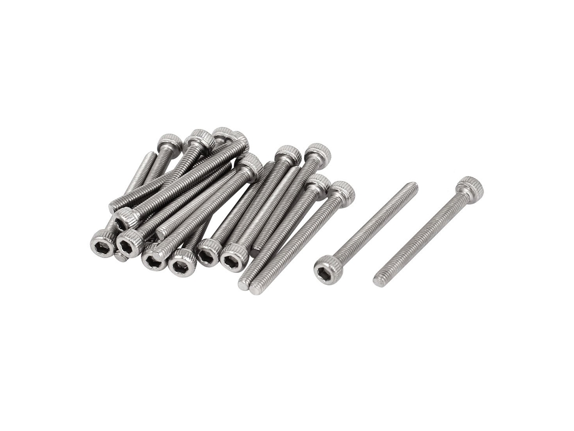 Parafusos de Aço Inoxidável M3x30mm, 20 unidades CHABERLU