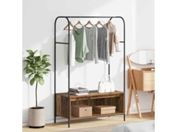 Vidaxl Suporte Para Roupas Carvalho Marrom 100 X 44 X 160 Cm