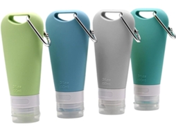 Recipientes Para Ração, Frascos De Shampoo Para Viagem, Frascos De Silicone Vazios Para Gokoco