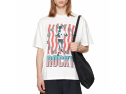 Rockinstone Rocky Movie Patriotic Rocky Movie White Adult T-shirt Size:xl