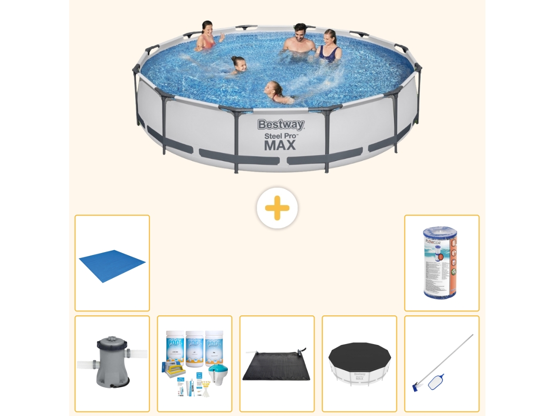 Bestway Piscina Bestway Steel Pro Max Redonda - 366x76 Cm - 8-peças S21680
