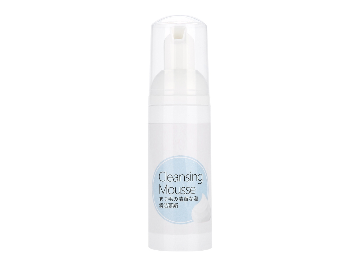 Espuma Limpadora De Cílios Suave E Potente 60ml Sabor Morango Para Extensões De Cílios