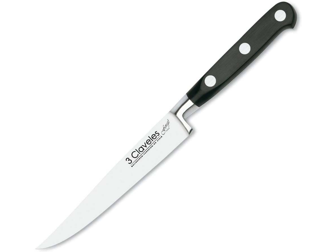 Faca de Cozinha 3 CLAVELES (Aço Inox - 12 cm - 5'')