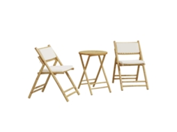 Bistro Set, Bistro Sets Vidaxl Marrom Bambu (n/a)