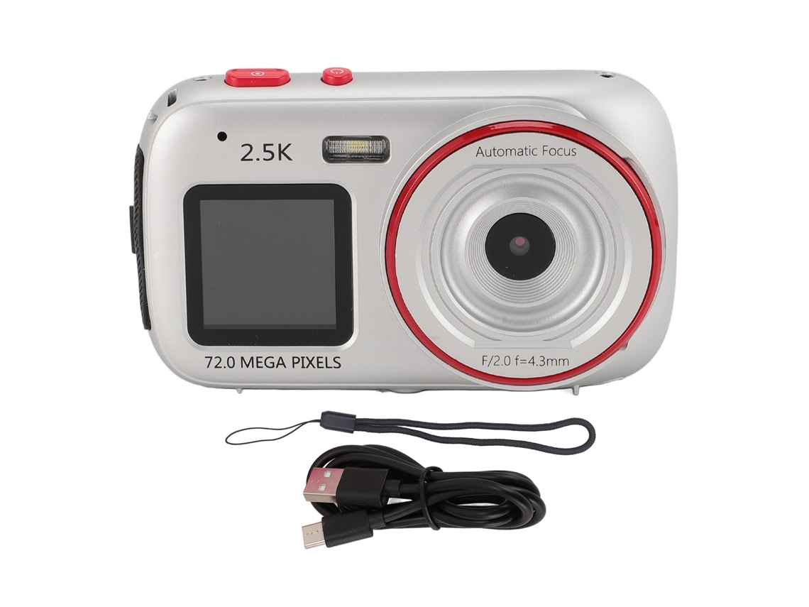 CÂMERA DIGITAL 72MP COM TELA DUPLA E ZOOM DIGITAL 16X PARA VIAGENS Mali