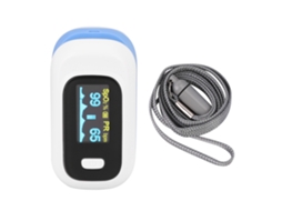 Oximetro De Pulso Laxiscreed Yk-80c No Dedo, Monitor De Oxigenação, Azul, Sem Necessidade De Baterias