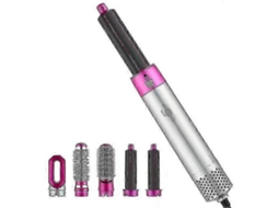 Escova De Ar Quente 5 Em 1 2025: Secador De Cabelo, Escova Modeladora E Escova De Ar Quente Com 5 Acessórios Para Secar, Alisar, Dar Volume E Est