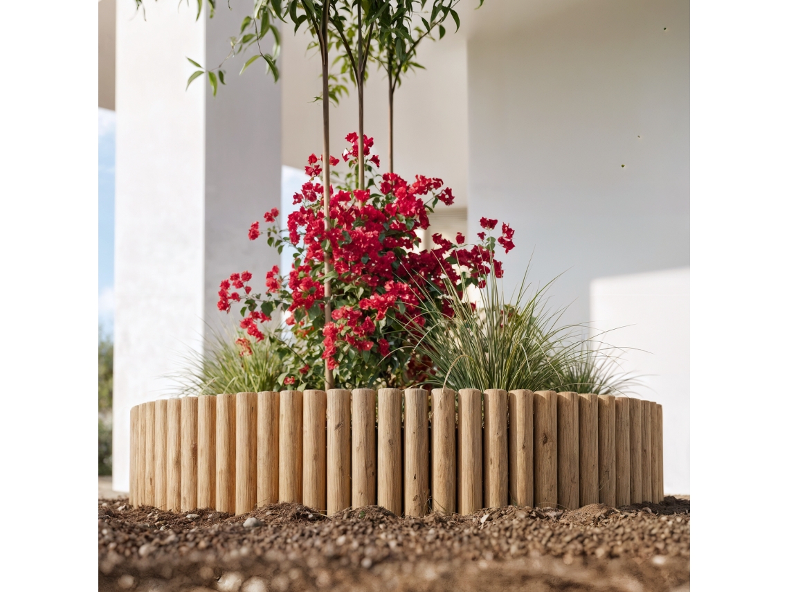 Borda Madeira Talos Roll 30x250x7 cm Nortene