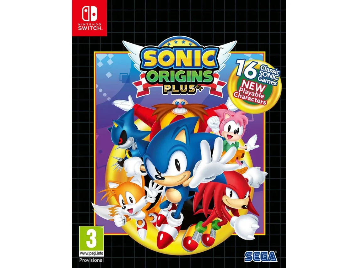Jogo Nintendo Switch Sonic Origins Plus