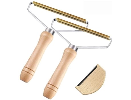 Kit de barbeador anti pilling, 1 pacote de pente e 2 pacotes de combinação manual de escova removedora de pelos para suéter, ferramenta de remoção de
