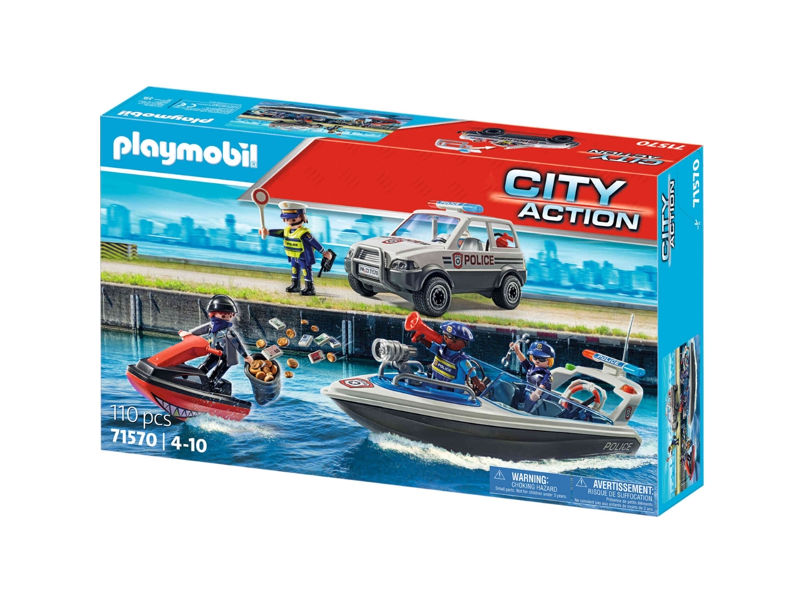 Policia Persecucion Policial En El Agua