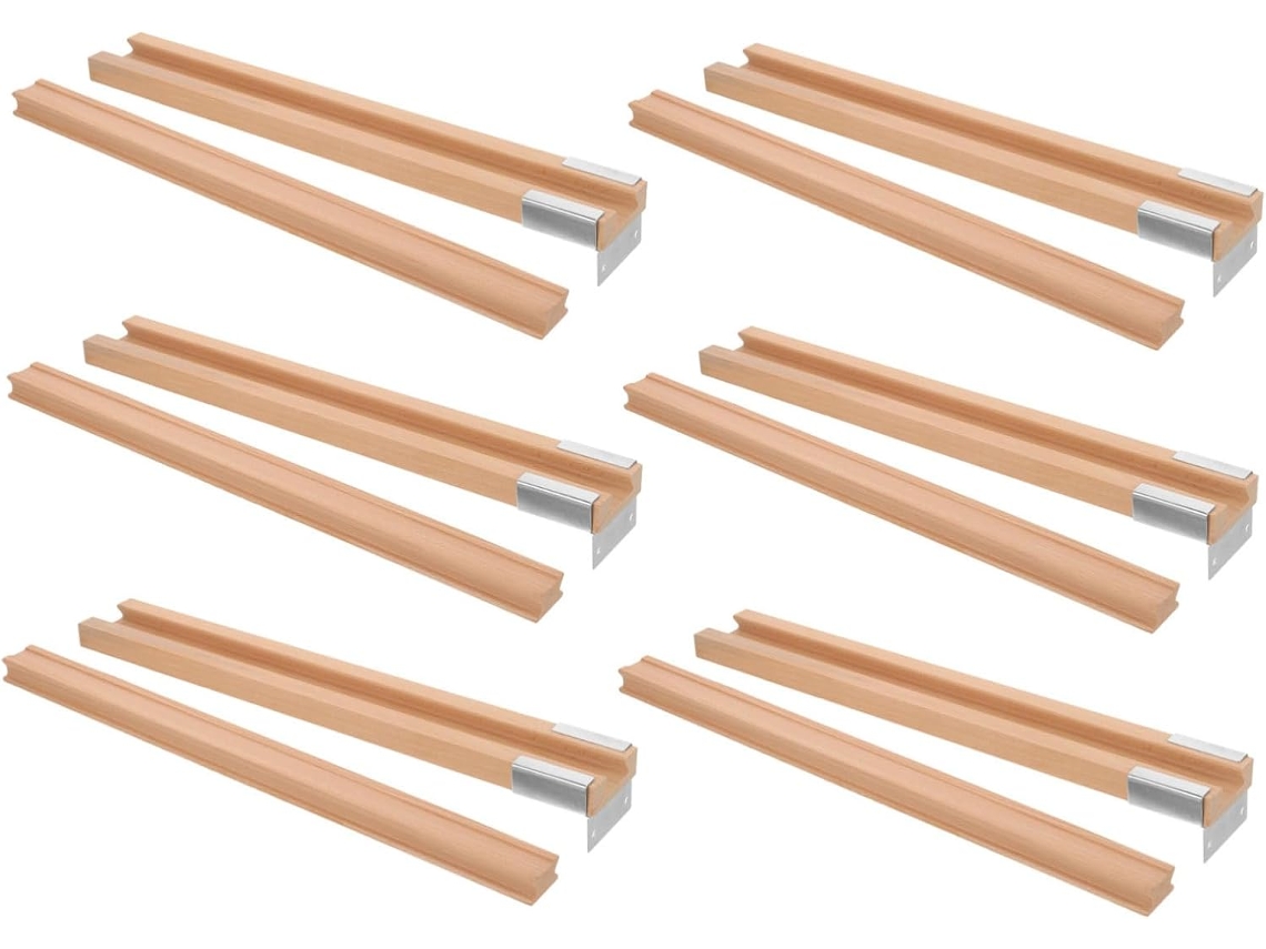 Holibanna Conjunto Com 6 Corrediças De Reposição Para Gavetas, Trilhos E Ferragens Para Armários Cor Cáqui