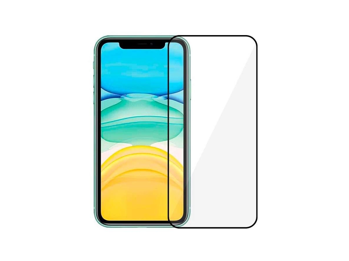 Película De Vidro Temperado Ultra Resistente Preto Para Iphone 11