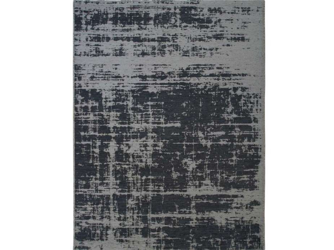 Tapete De Sala Moderno Padrão Abstrato Marrom 123x180