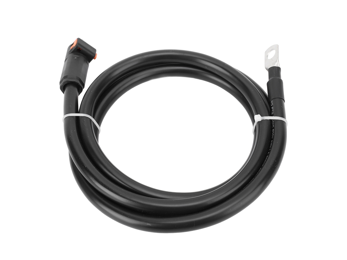 Cabo de Bateria 4awg com Terminal Sc25 8 Plug Reto Silicone para Carro Barco Moto Trator 2m com Marca