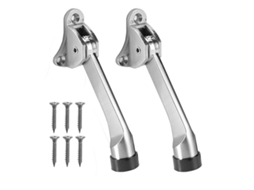 Peças De Batente De Porta,evita Que A Porta Bata,suporte De Porta,com Para Choques De Borracha Macia E Parafusos Liga De Zinco 13 Cm Btforus
