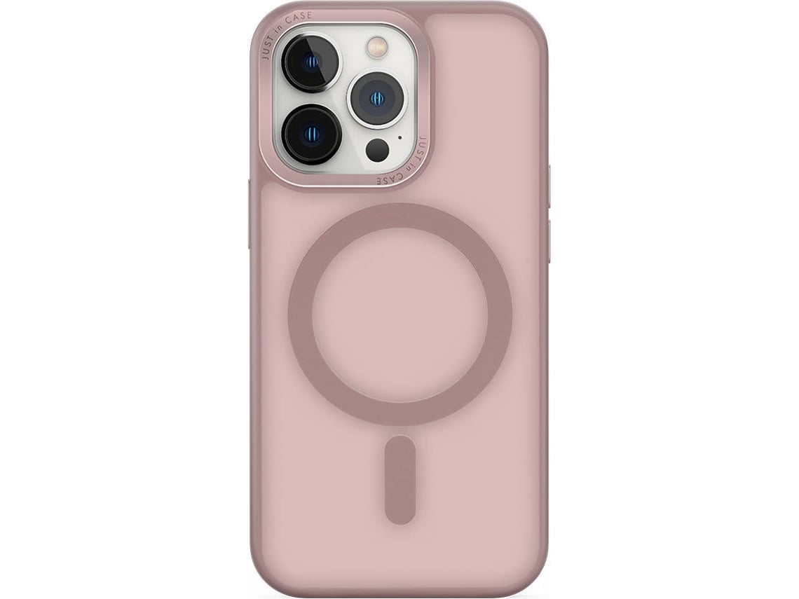 Capa JUST IN CASE  Magsafe iPhone 16 Pro (Rosa)