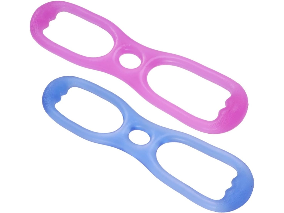 Ganazono Conjunto De 2-exercitadores Yoga Em Silicone Com Design Elegante, Corda Puxar Impermeável E Fácil