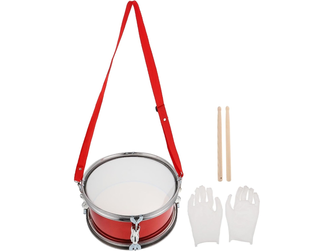 Caixa Musical Educativa Vermelha De 11 Polegadas Com Luzes, Para Meninos E Meninas, Feita De Material De Instrumento...