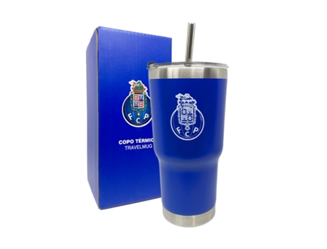 Copo Térmico de Metal com Palhinha FCP BY AWNHILL BRINDES, LDA