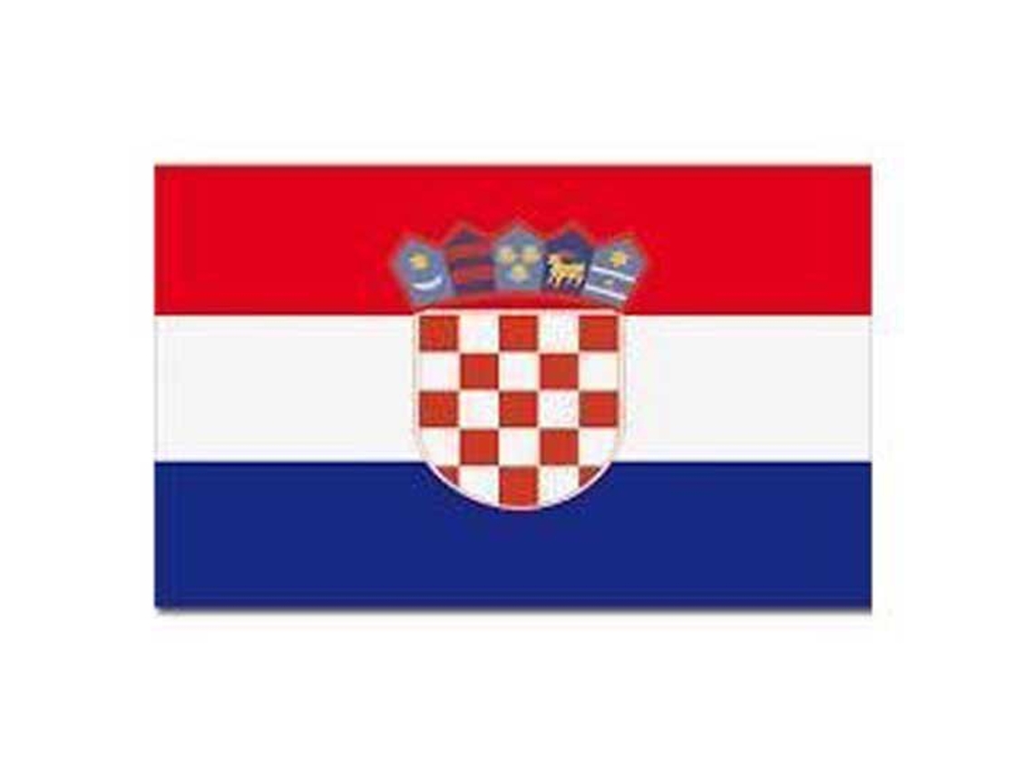 Bandeira Da Croácia Vermelho 30 X 45 Cmplastimo