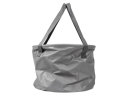 Balde Dobrável Engrossado, Grande Capacidade, Recipiente De Água Portátil Dobrável Com Alça Para Camping E Pesca, Cinza, 20l Slowmoose