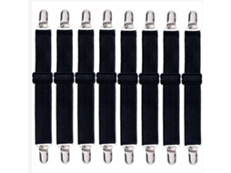 Lurelia Correias Para Lençol Ajustável Elástico Resistente Nylon Metal Colcha Colchão Cama