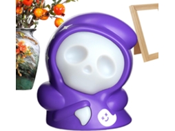 Luminária Noturna Fantasma | Lâmpada De Brinquedo Recarregável De 3 Cores Para O Halloween Decoraç Gokoco