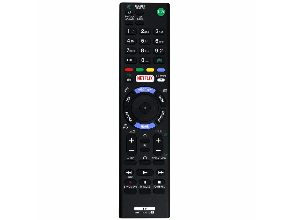 Comando À Distância Para Tv Compatível Com Sony Rmt-tx101d, Sem Configuração