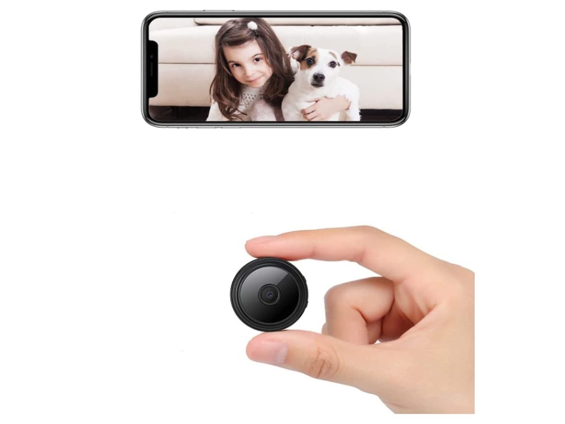 Minicâmara 1080P Smh-648 Preto YIZHOOD
