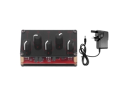 Mini Mixer Estéreo 4 Canais para Estúdio, Bares, Clubs, Vermelho S/MARCA