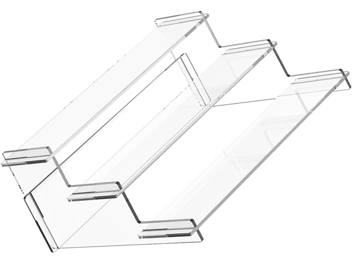 Suporte de Acrílico Transparente Healeved para Exibição Estatuetas, com Vários Níveis, Estável e Reutilizável,