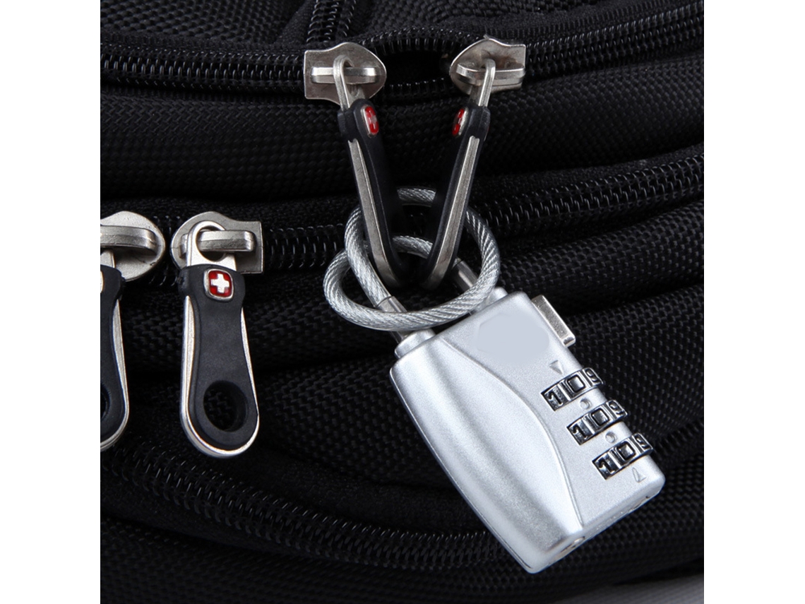 Cadeado Tsa Mini para Bagagem Seguro Combinável Resistente para Mala Valise e Ginásio