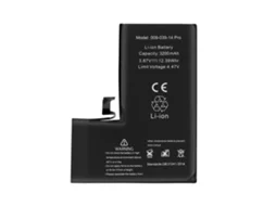 Clappio Bateria por iPhone 14 Pro Capacidade 3200mAh Preto