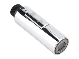 Adaptador Para Torneira, Beijiyi Com Ducha Extensível | Abs Prateado, Conexão G1/2, Jato Normal/concentrado, Reduz Respingos E Derramamento De Água