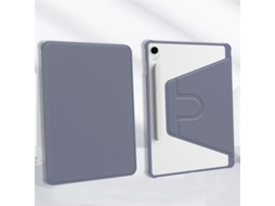 Capa Giratória De Acrílico Para Samsung Galaxy Tab S10fe De 13,1 Com Cobertura Total E Suporte Frontal Ultrafino Lavanda Sfushos