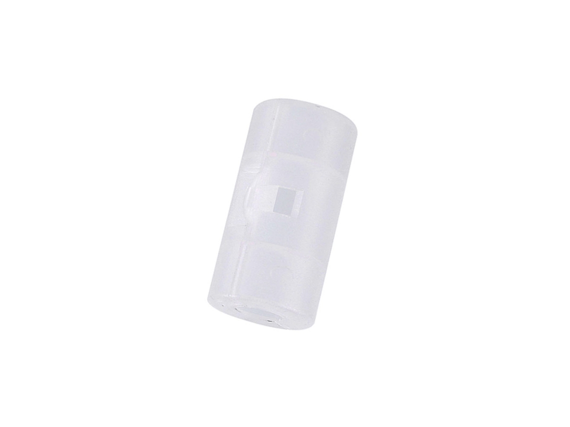 Aetheria 4 Adaptadores de Bateria Aa para C, Conversor Prático, Material Ecológico, Branco Translúcido