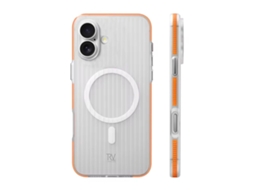 Capa Rvelon Corrugated Magsafe Para Iphone 17 - Laranja