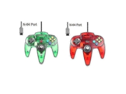 Pacote Com 2 Controles Com Fio Vintage De 64 Bits Para N64, Para Substituição De Gamepad De Jogos Retrô Ly Ebike