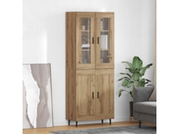 Vidaxl Buffê 2 Pcs Carvalho Artesanal 69,5 X 34 X 180 Cm