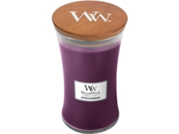 Velas Grande Vidro Roxo Woodwick 93078e